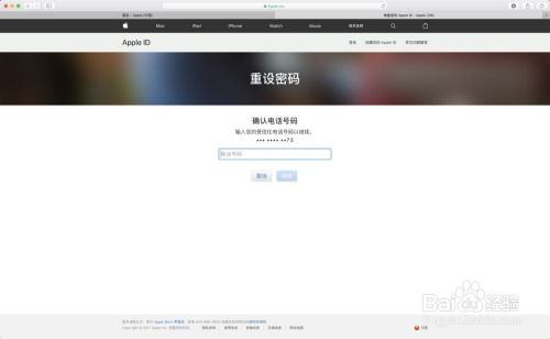 苹果手机ID密码忘记如何重置