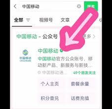 中国移动如何查询